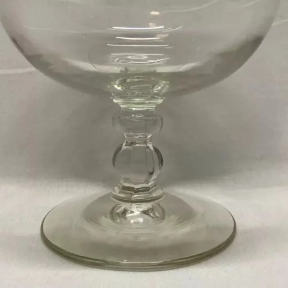 Vintage Koln/Rh. Fernseh Turm 270m City Scene Elegant Goblet Drinking Glass‎ EUC